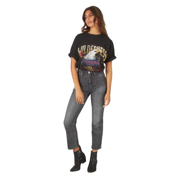 ✨New✨ Wrangler Wild West 603 High Rise Jean in Granite sz 26 - Picture 3 of 13